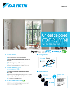 Unidad de pared FTXM-R y FAA-B - Sky Air Serie Alpha.pdf